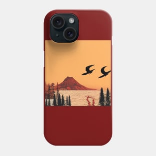 JAPANESE WOODBLOCK PRINT Phone Case