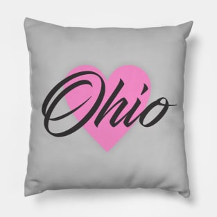 Ohio Heart Pillow