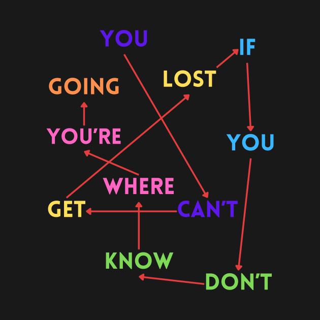 You can't get lost if you don't know where you're going. by HaMa-Cr0w