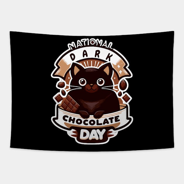 National Dark Chocolate Day Tapestry by chems eddine