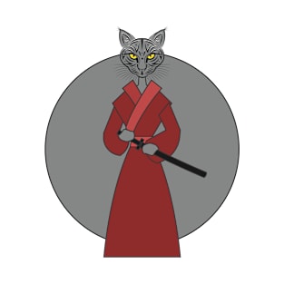 Cat Samurai 2 T-Shirt