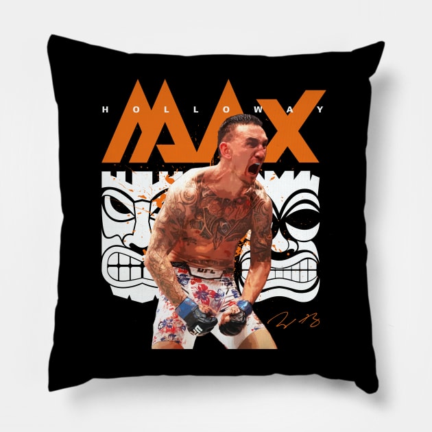 Max Holloway Pillow by Juantamad