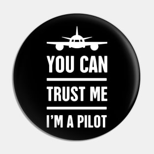 Funny Airplane Pilot Design Pin