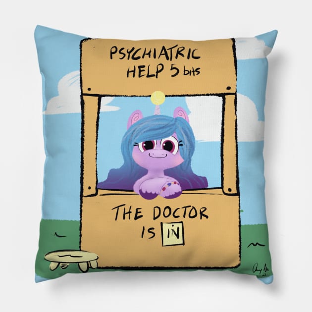 Izzy Moonbow Pillow by AmyNewBlue