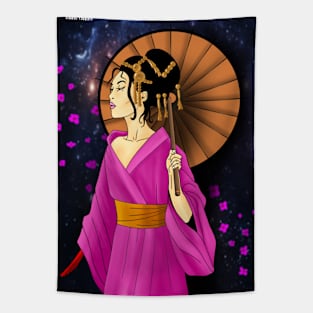 Blossom Falling Tapestry