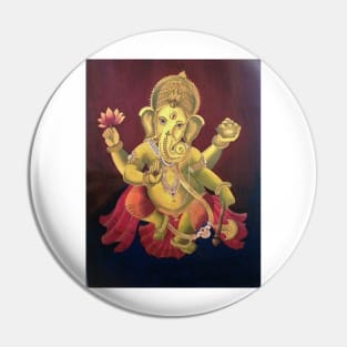 Dancing Ganesha Pin