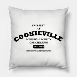 Cookieville Minimum-Security Orphanarium (aged) Pillow