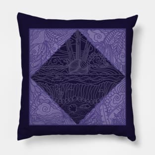 NATURE MANDALA PURPLE Pillow