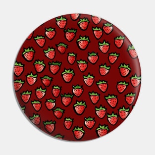 Strawberries Strawberry Cascade Pin