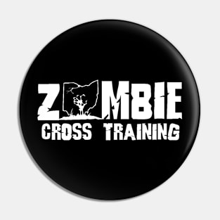 Zombie Ohio White Pin