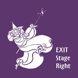 Locasta / Tattypoo Exit Stage Right T-Shirt