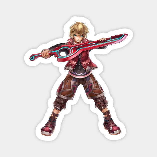 Shulk Magnet by hybridmink