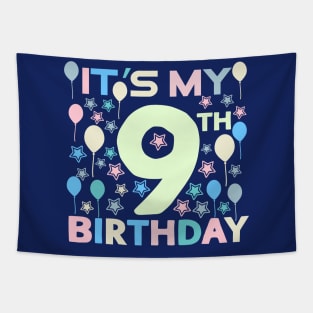 It's My 9th Birthday Tapestry