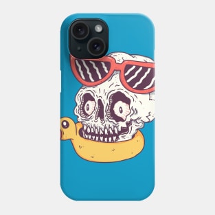 beach skull Phone Case