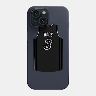 Dwyane Wade Miami Jersey Qiangy Phone Case