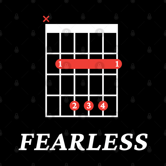 B Fearless B Guitar Chord Tab Dark Theme by nightsworthy