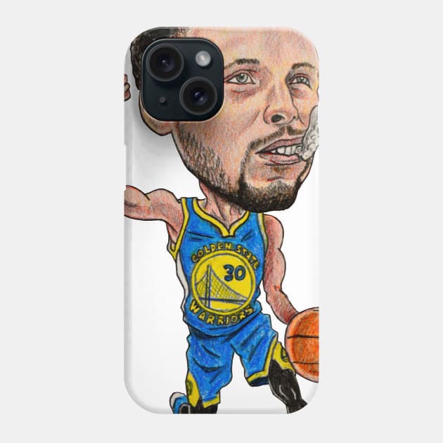 Steph Caricature Phone Case by tabslabred