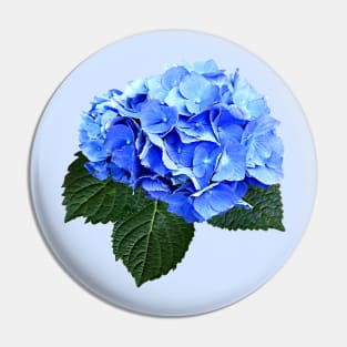 Beautiful Blue Hydrangea Pin