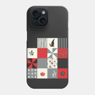 Little Red Patchwork Phone Case