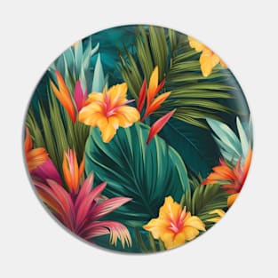 Floral Symphony: A Botanical Bouquet Abstract Pin