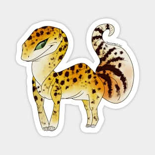 Sassy Leopard Gecko Magnet