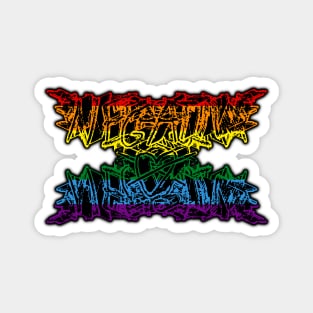 Negative Øhio Logo - Brutal Gay Pride Magnet