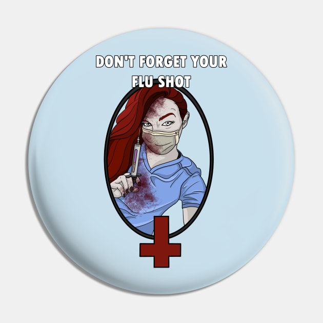 Evil nurse flu shot Pin by Injustice