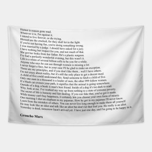 Groucho Marx Quotes Tapestry