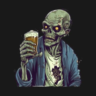 Zombie and Beer T-Shirt