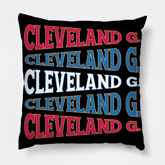 NATIONAL TEXT ART USA GROVER CLEVELAND Pillow by LAVA-ROMA-NOVA