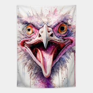 Crazy Ostrich Tapestry