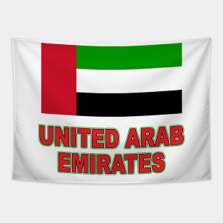 The Pride of the United Arab Emirates - National Flag Design Tapestry