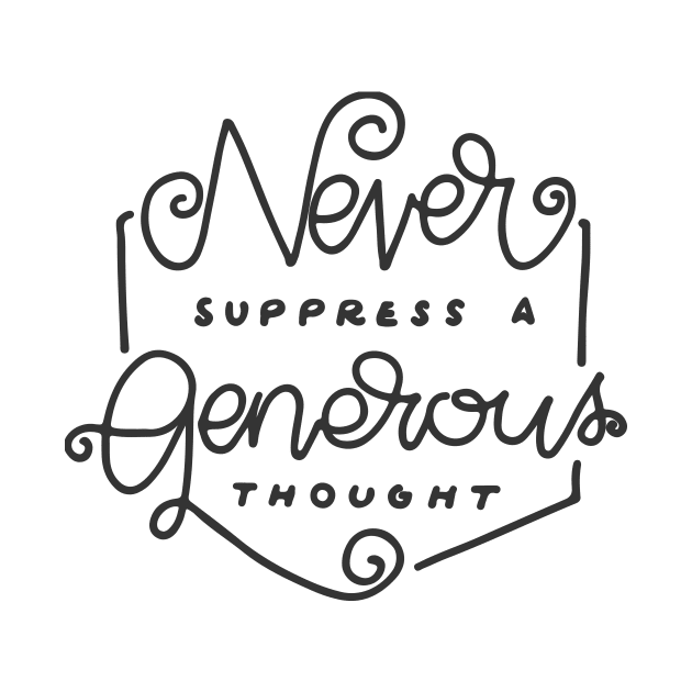 'Never Suppress A Generous Thought' Food and Water Relief by ourwackyhome