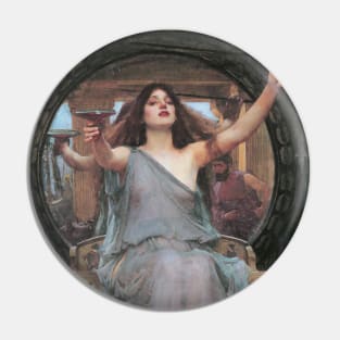 Circe Offering the Cup to Odysseus by John William Waterhouse Pin