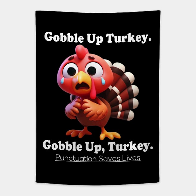 Gobble Up Turkey Tapestry by Etopix