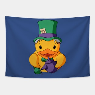 Mad Hatter Rubber Duck Tapestry