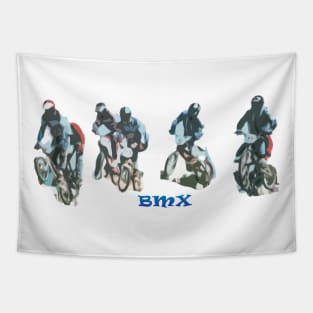 bmx racing 90's Tapestry
