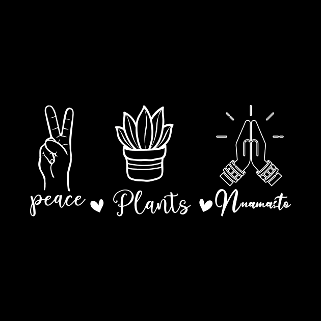 Peace Plants Namaste by YANISOVE