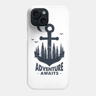 Anchor. Adventure Awaits Phone Case