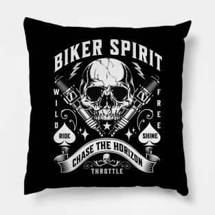 Biker Spirit wild free Pillow