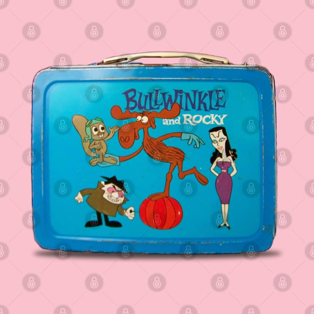 Bullwinkle Lunch Box by offsetvinylfilm