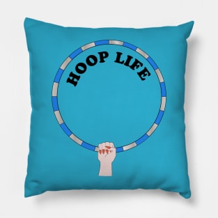 hula hoop hoop life Pillow