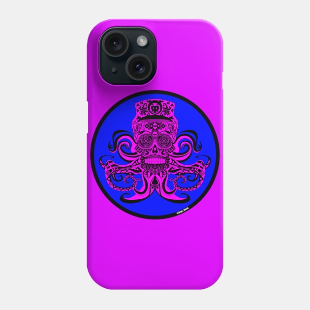 neon captain of the death ecopop Phone Case by jorge_lebeau