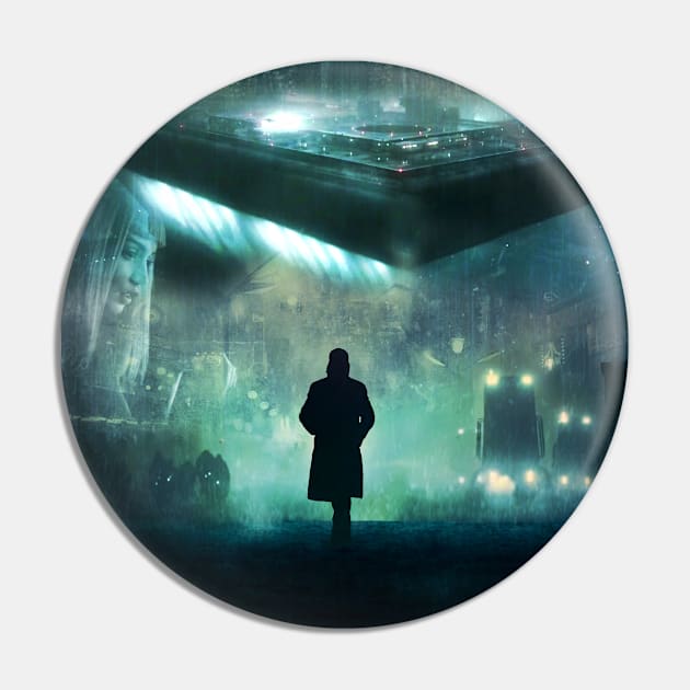 Blade Runner Fan Poster Pin by Bespired