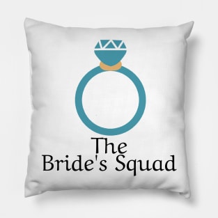 The Bride's Squad Bachelorette Party Pillow