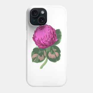 Screenprint Clover Flower Phone Case