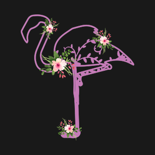 Floral Flamingo T-Shirt