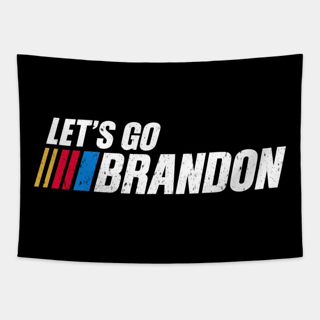 Racing meme Let's go Brandon Tapestry by armanyoan