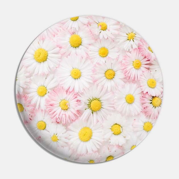 Daisy Flowers Pin by NewburyBoutique