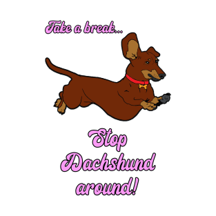 Stop Dachshund Around T-Shirt